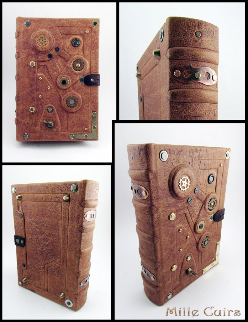 Steampunk Leather Tome