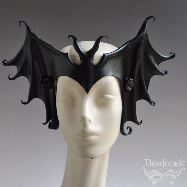 Gorgeous leather masks by Andrea Adams