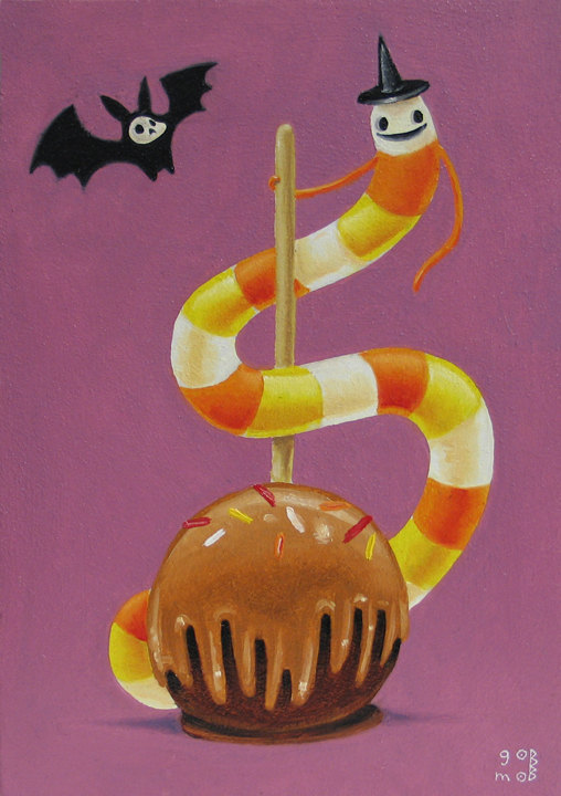 Adorable Halloween illustrations by Grelin Machin
