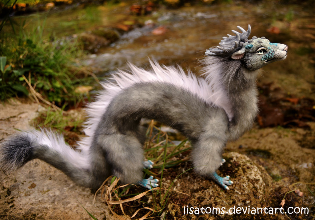 Silver Aqua Dragon Spirit