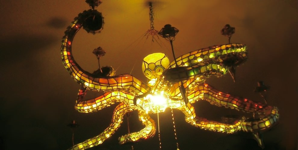 Octopus chandelier
