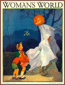 Vintage Halloween magazine covers