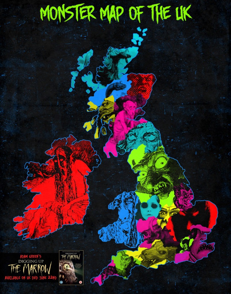 Interactive Monster Map of the UK