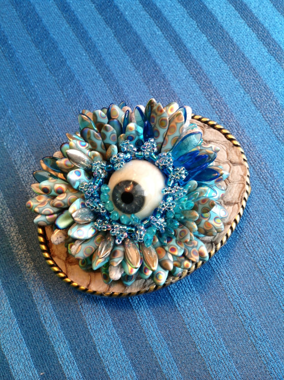I Can See You Clearly Now brooch by Unique and Macabre