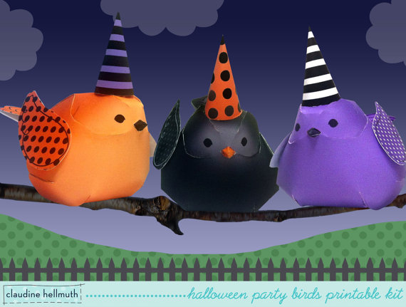 Halloween papercrafts by Claudine Hellmuth