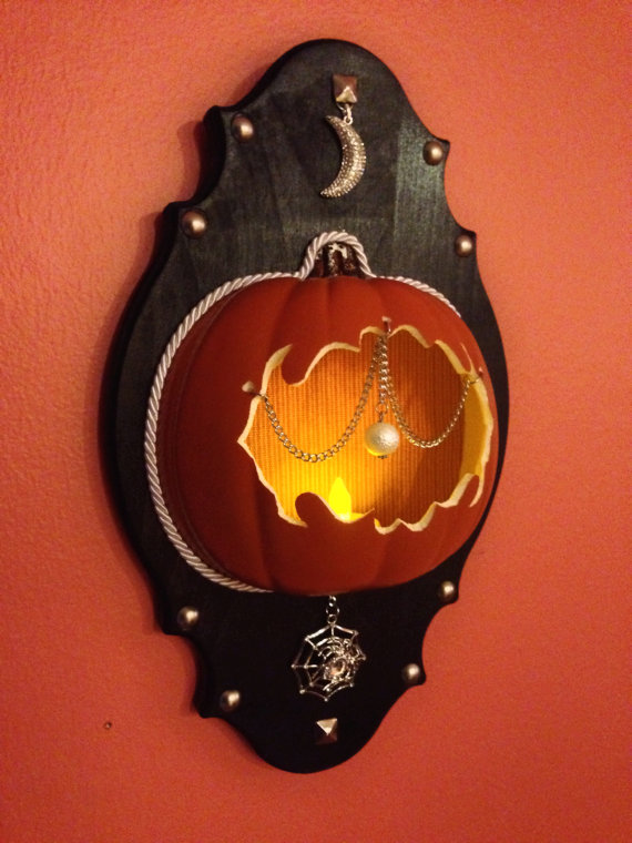 Jack-O-Lantern Wall Sconce by Tres Macabre