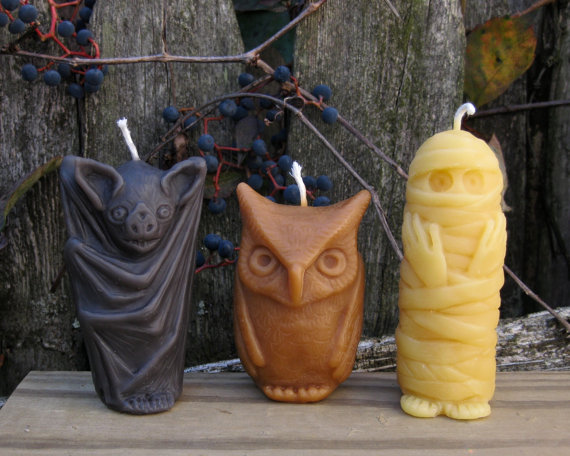 Monster Candles. Via pumpkinrot