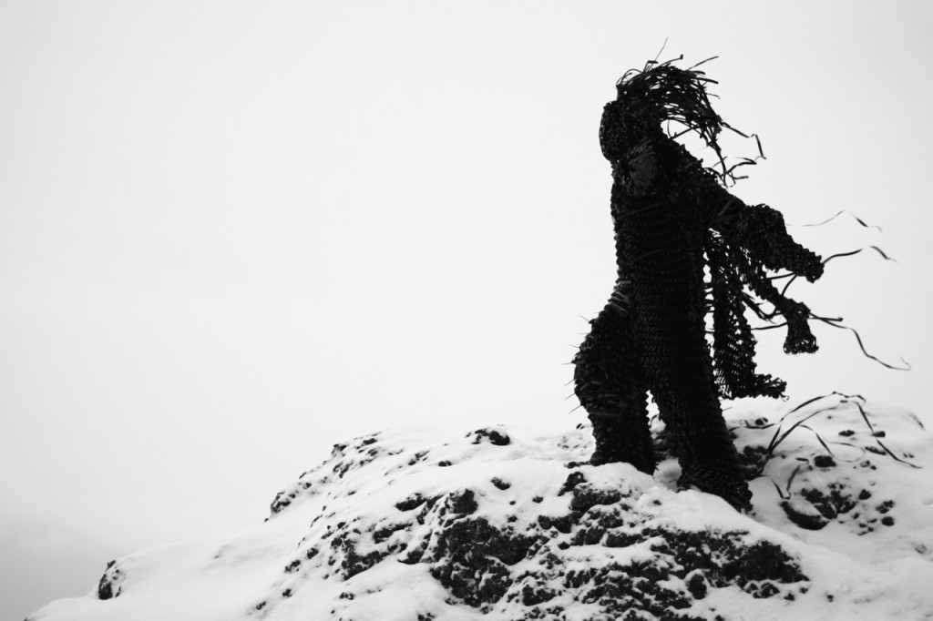 Creepy figures made from VHS tapes by Philip Ob Rey. Via The October Country