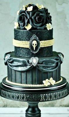 A collection of dark cakes from Gothic Life.